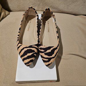 SUN+STONE JILLY F BALLET POINTED TOE FLATS SHOES